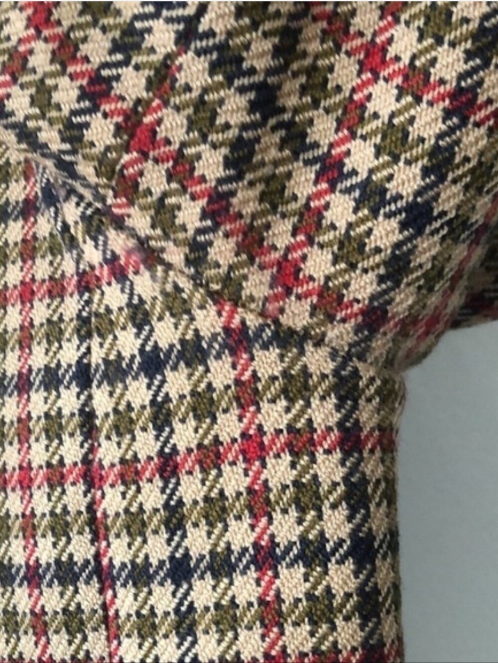Vintage oversized wool houndstooth blazer - Picture 6 of 9
